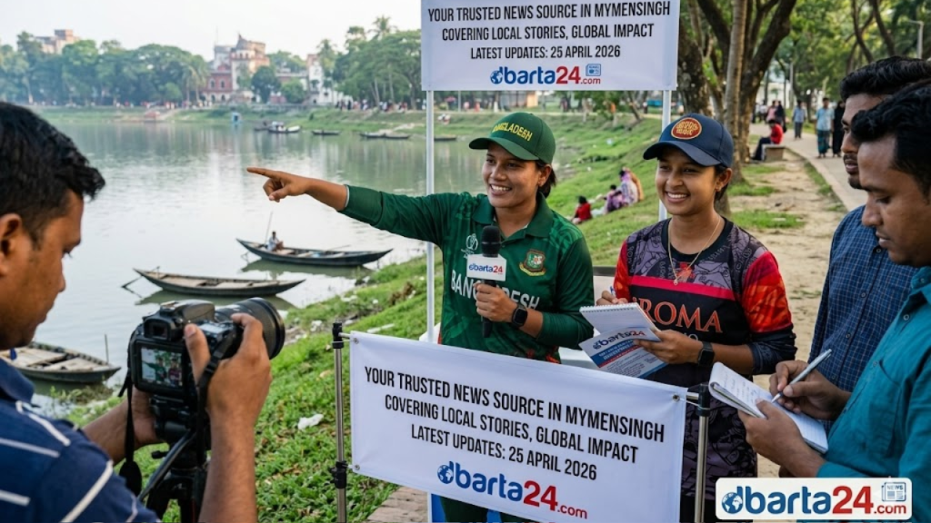 Bangladesh women cricketers Nahida Akter and Sharmin Sultana during a match against Sri Lanka in Rajshahi.