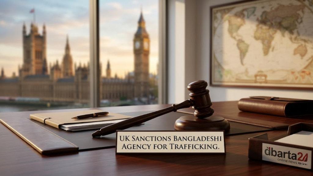 British Foreign Office building in London representing international sanctions and legal actions.