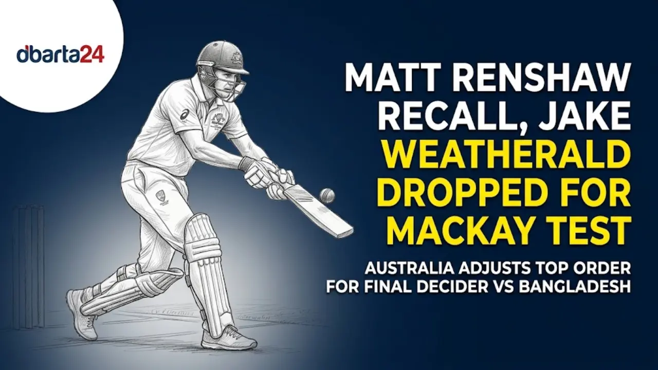 Australian cricketer Matt Renshaw batting in Test match gear during training session