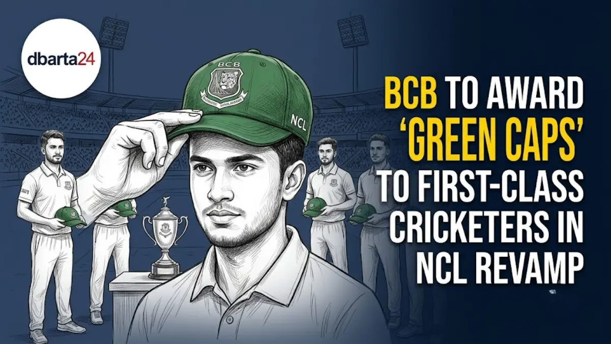 Bangladesh Cricket Board (BCB) has decided to introduce symbolic ‘Green Caps’ for first-class cricketers