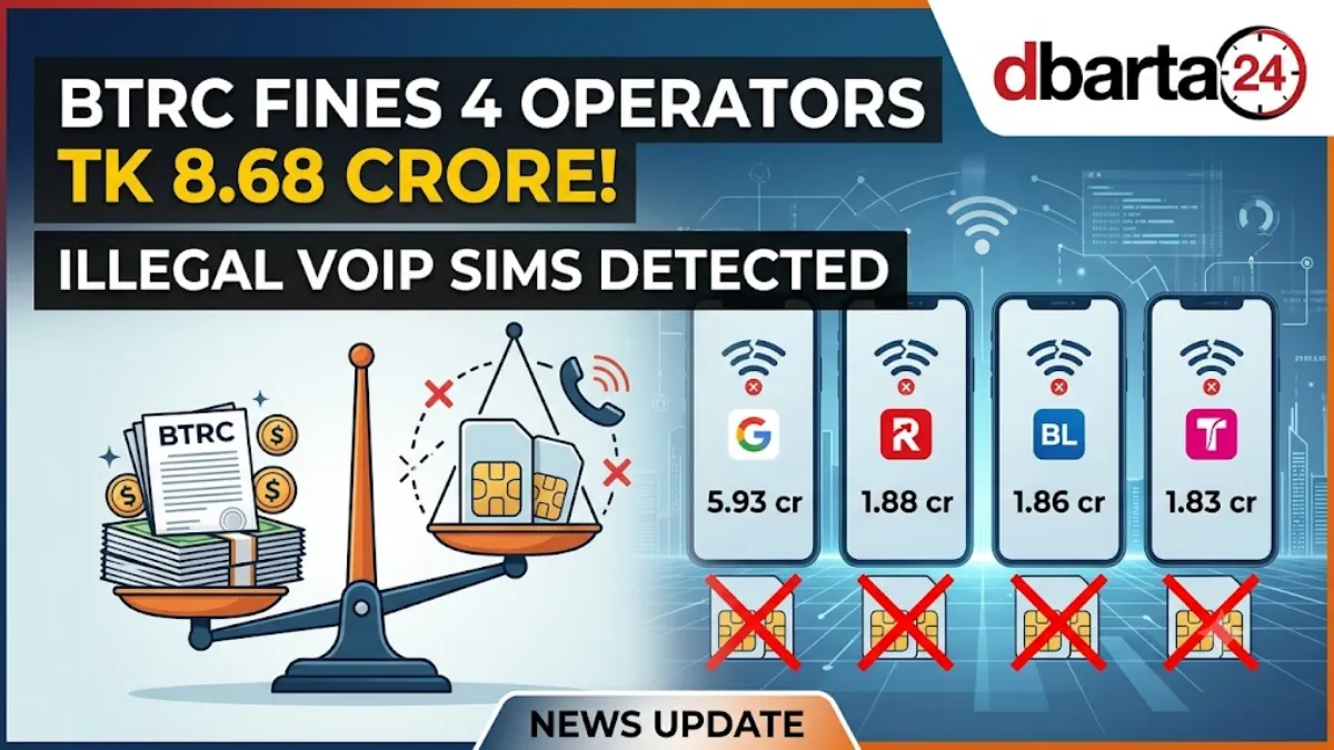 BTRC fines four Bangladeshi mobile operators over illegal VoIP SIM operations