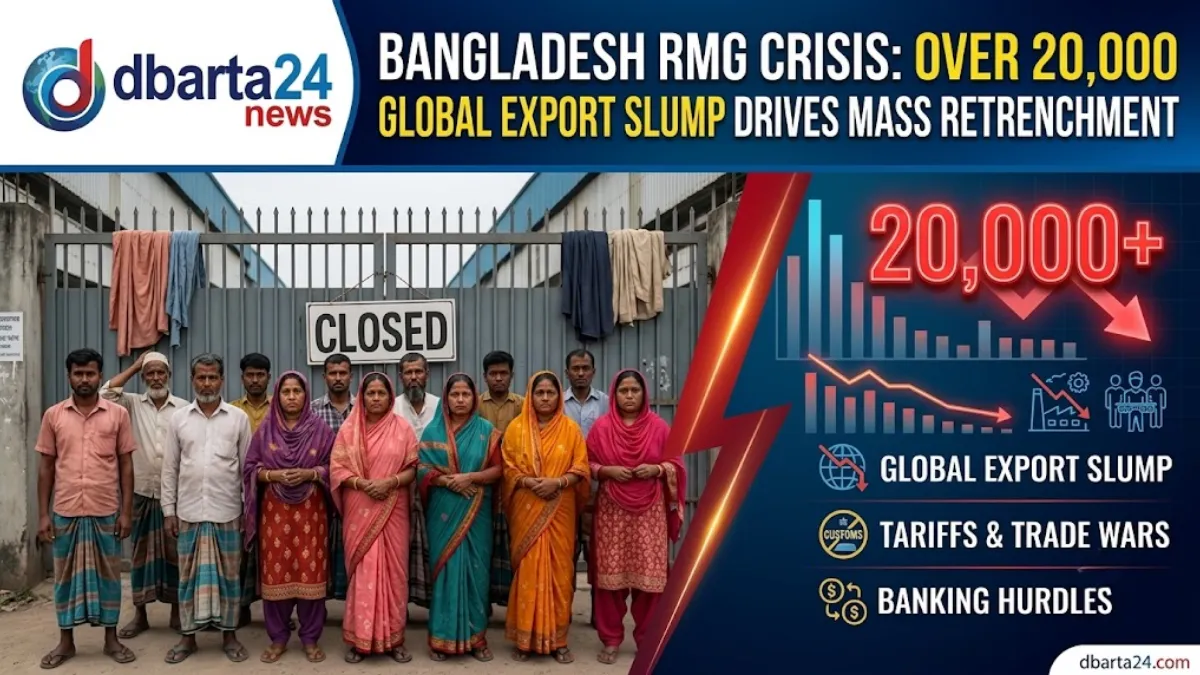 Garment workers outside a closed RMG factory in Gazipur Bangladesh protesting for unpaid wages