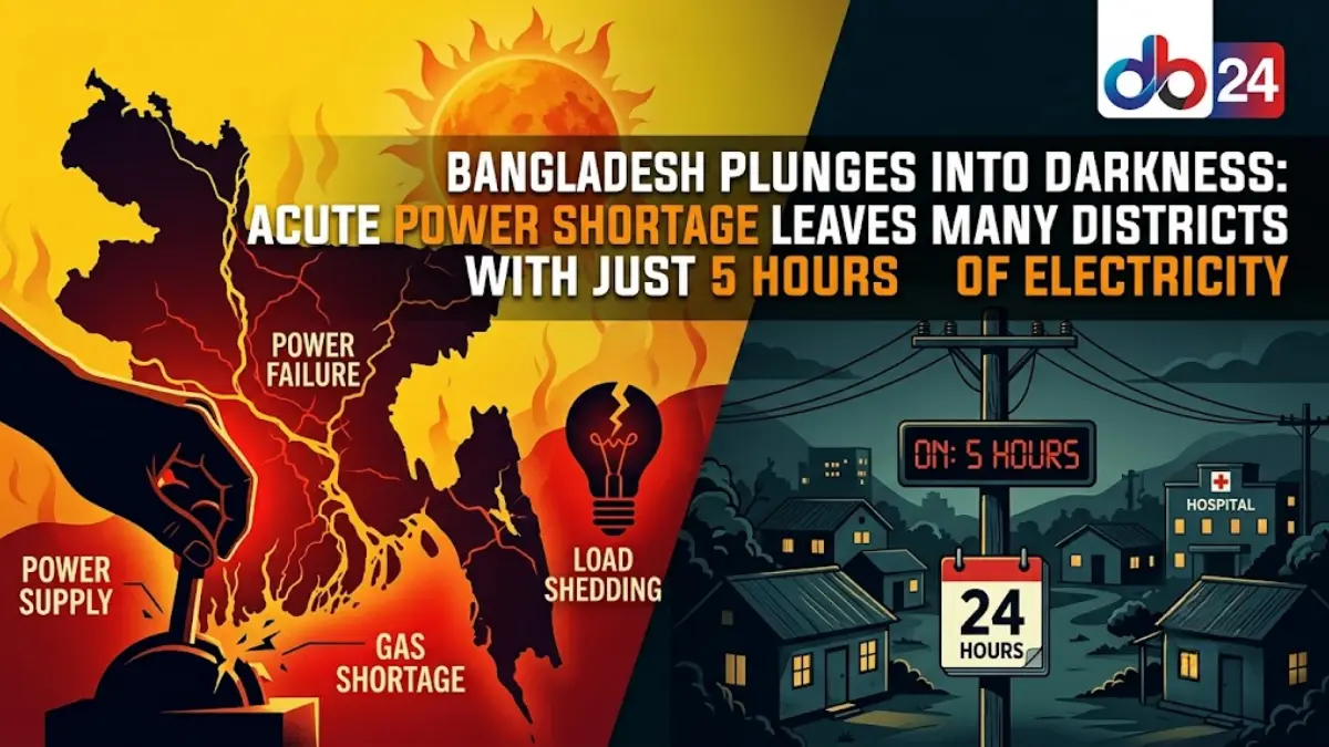 Severe power outages and electricity crisis in Bangladesh leave streets and homes in darkness during a heatwave.