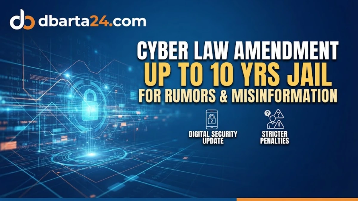 A digital illustration representing cyber security and legal monitoring in Bangladesh.