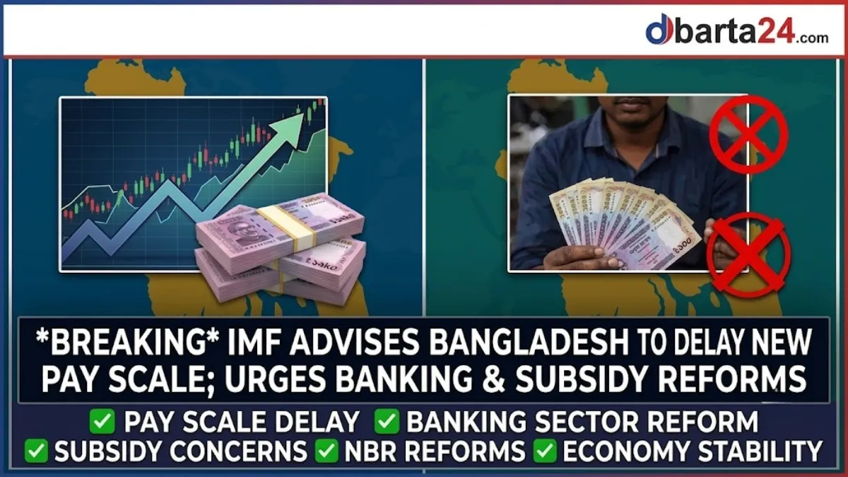 Finance Minister Amir Khasru Mahmud Chowdhury in a meeting with the IMF delegation discussing Bangladesh's financial sector reforms.