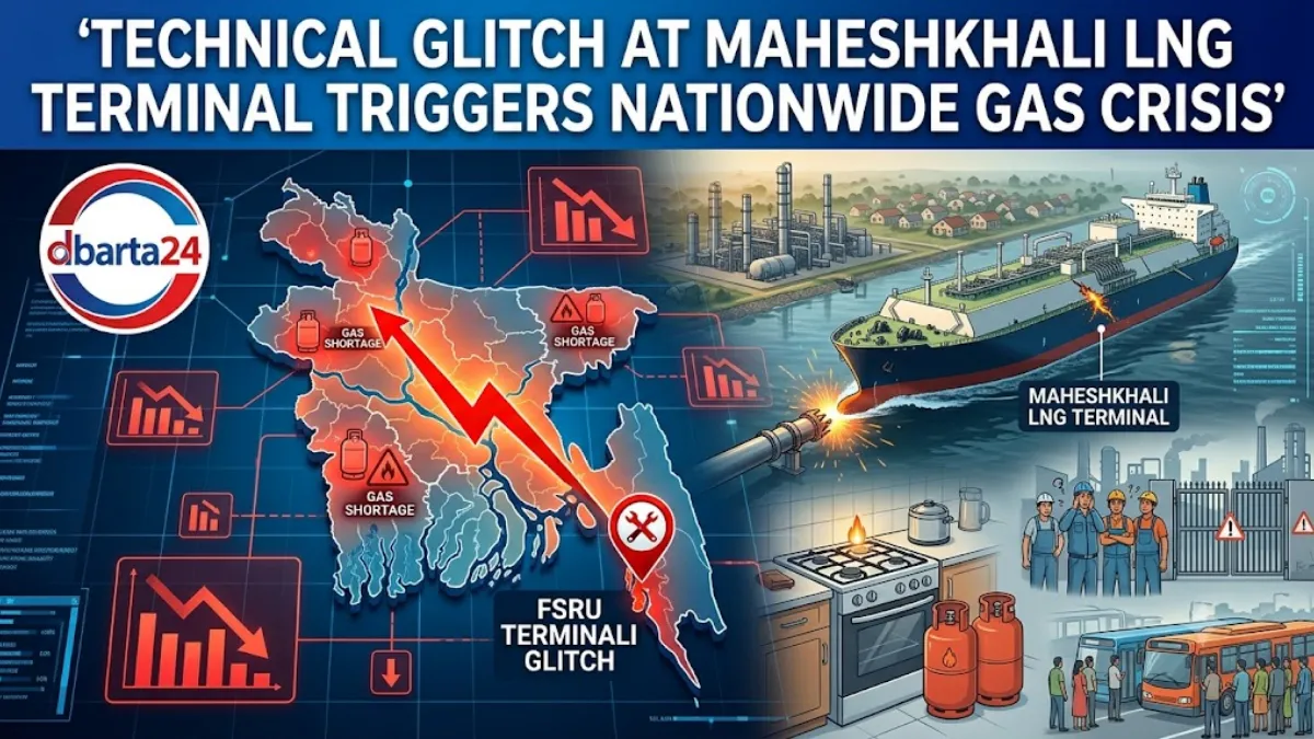 Industrial natural gas supply infrastructure and processing facilities in Bangladesh