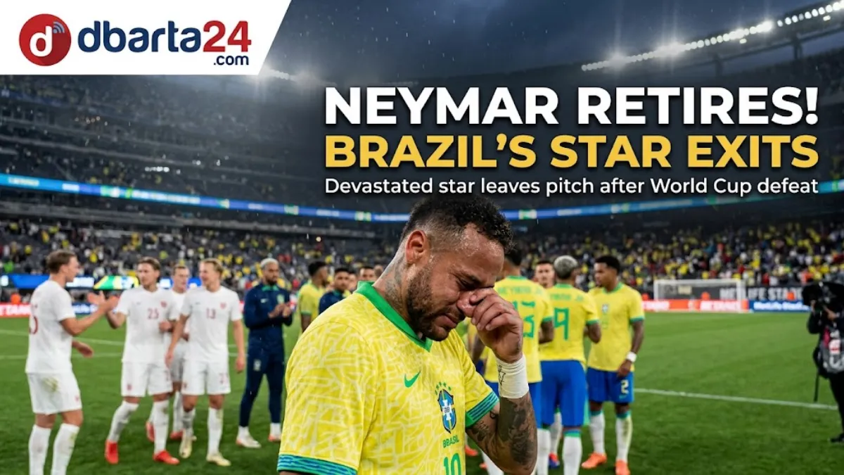 Neymar Junior, Brazil’s all-time leading goalscorer, has announced his retirement from international football at the age of 34.