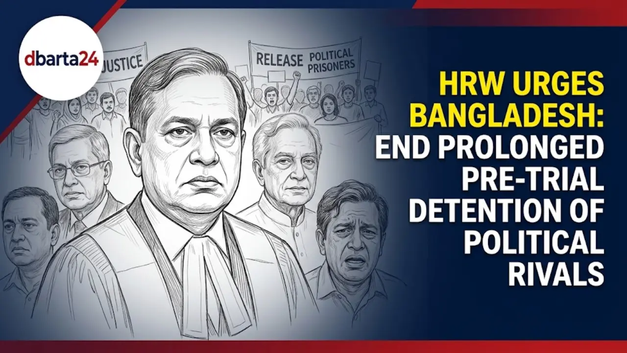Human Rights Watch report on political detainees and pre-trial detention in Bangladesh