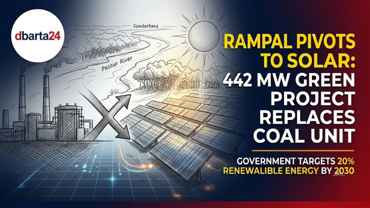 Site map and layout plan for the proposed 442 MW solar power project at Rampal Phase 2