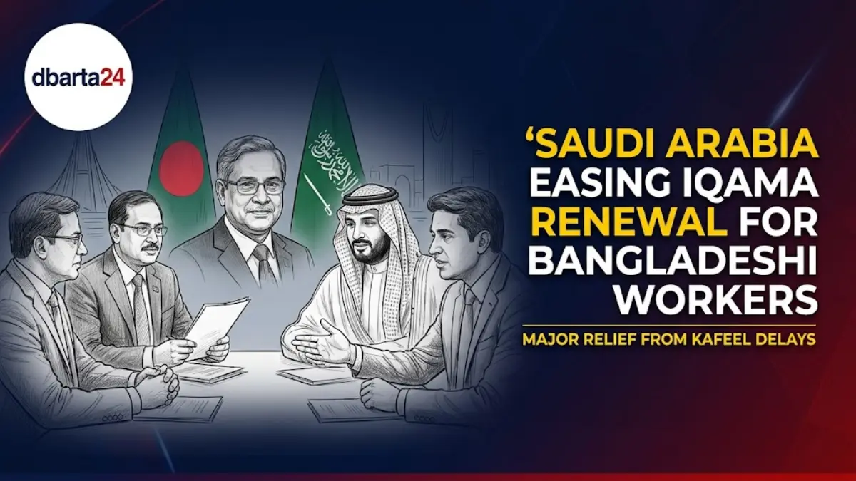 Official bilateral meeting between Saudi Arabian delegates and Bangladeshi government officials regarding foreign labor policies.