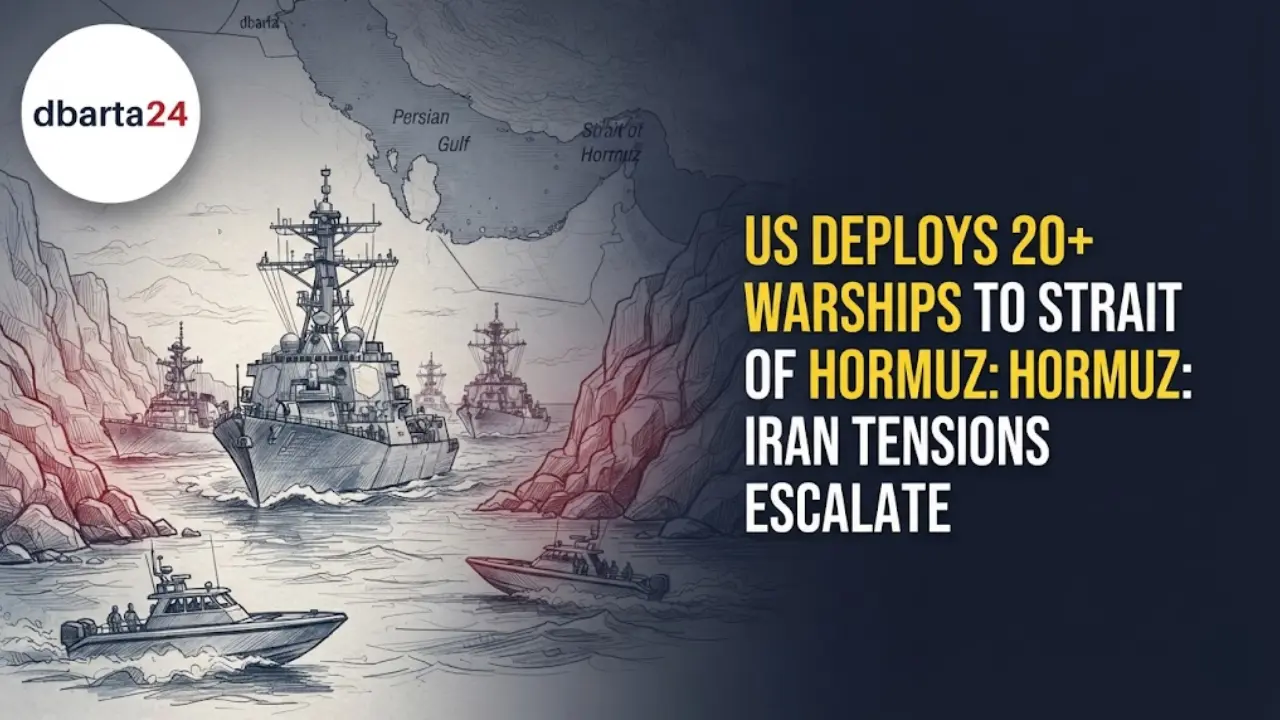 US Navy warships deployed to the Strait of Hormuz in a strategic operation to increase pressure on Tehran.