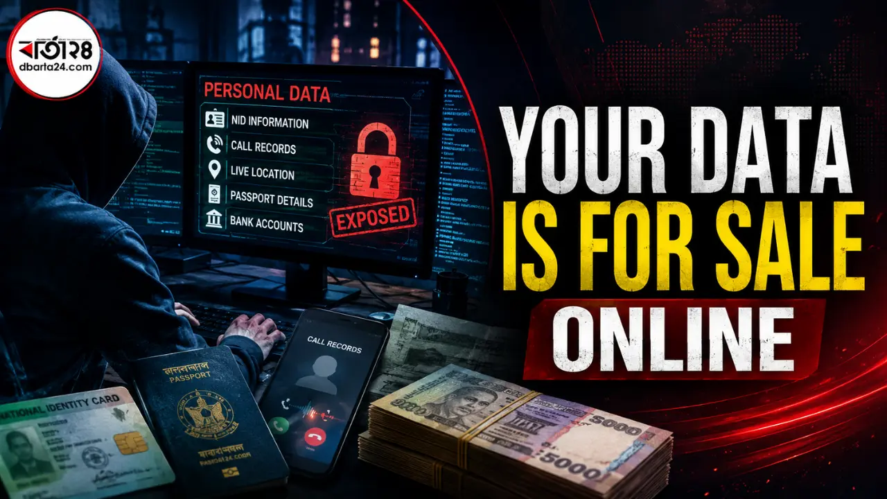 Bangladesh personal data including NID information, call records and mobile location reportedly being sold online